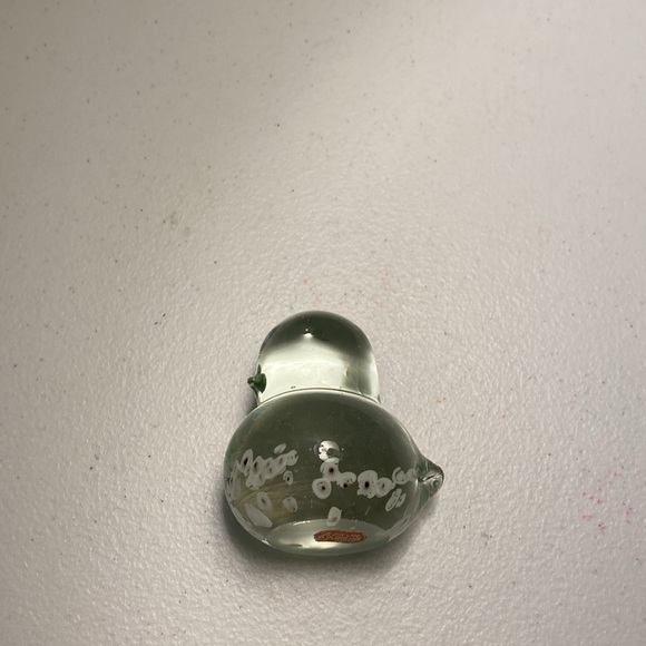 Vintage Lefton Art Glass Bird Figurine Paperweight - Picture 6 of 8